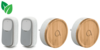 Avidsen 102498 draadloze en kinetische deurbel bamboe 2 beldrukkers + 2 ontvangers