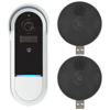 Nedis SmartLife WIFICDP30WT Wi-Fi videodeurbel wit + 2 ontvangers