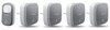 Thomson 513133 draadloze deurbel met kinetische knop en 4 plug-in ontvangers