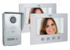 Elro DV4000 bedrade intercom deurbel met camera voor 1 appartement met 2 videoschermen