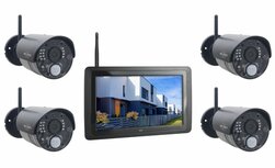 Elro CZ40RIPS4 draadloze Full HD 4 beveiligingscamera met scherm en app