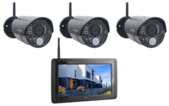 Elro CZ40RIPS3 draadloze Full HD 3 beveiligingscamera met scherm en app