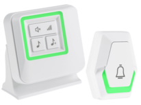 Pilota Porta draadloze deurbel 400 meter bereik op batterijen + flitslicht