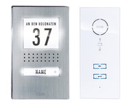 M-E ADV-111 WW bedrade audio deurintercom voor 1 appartement 41137