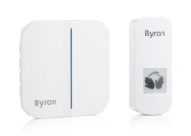 Byron DBY-23441 touchfree deurbelset zwaaisensor voorkant bewegingsdetectie licht uit