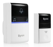 Byron DBY-23412 Draadloze deurbelset voorkant schuin