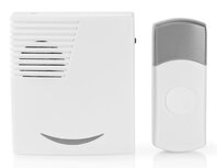 Nedis DOORB211WT draadloze deurbel 100 meter bereik voorkant