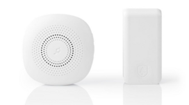 Nedis DOORBK240CWT kinetische draadloze deurbelset