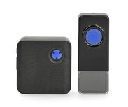 Nedis DOORB310BK draadloze deurbel 150 meter met plug-in ontvanger zwart