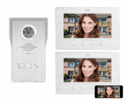 Elro DV4000IP bedrade intercom deurbel voor 1 appartement met 2 schermen en app