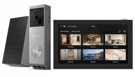 Ezviz EP3XSD7 slimme videodeurbel met draadloos scherm + zonnepaneel 2K