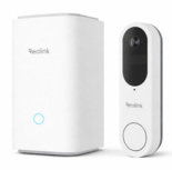 Reolink Smart 2K bedrade/draadloze oplaadbare slimme wifi videodeurbel wit + Home Hub