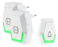 Pilota Porta draadloze deurbel 400 meter bereik met 2 ontvangers + flitslicht