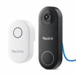 Reolink Smart 2K+ bedrade slimme PoE videodeurbel met gong - zwart