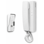 Avidsen 112110 bedrade audio intercom deurbel met hoorn wit