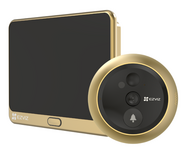 Ezviz DP2C draadloze digitale deurspion met camera en scherm goud