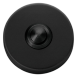 Artitec 94462 bedrukker rond rvs mat zwart