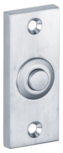 Artitec 95471 beldrukker rechthoekig messing mat chroom zilver