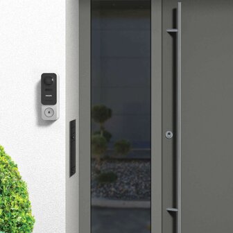 Philips WelcomeEye link draadloze deurbel met camera 531034 voordeur