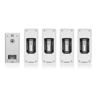 Smartwares DIC-21142 intercom voor 4 appartementen achterkant