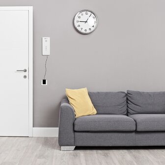 Smartwares DIC-21142 intercom voor 4 appartementen woonkamer met draad