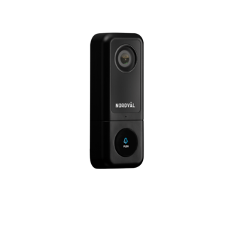 Nordväl SH105 slimme video deurbel 64GB + ontvanger linkerzijde