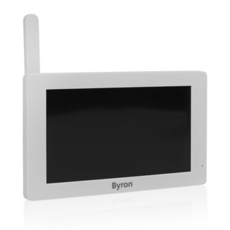 Byron DIC-22615 draadloze video deurbel binnen scherm voorkant
