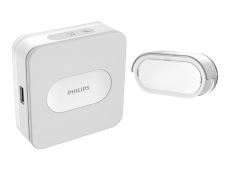 Philips WelcomeBell 300 plugin draadloze deurbel 531015 beldrukker ontvanger