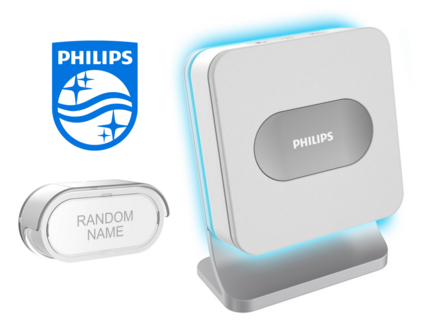 Philips WelcomeBell 300 MP3 color draadloze deurbel voorkant