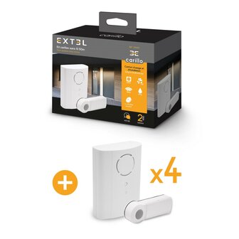 Extel draadloze deurbel volledig op batterijen doos