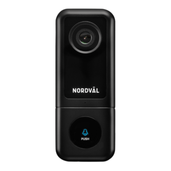 Nordv&auml;l SH105 slimme video deurbel 64GB + ontvanger