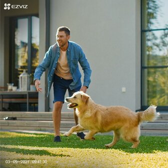 Ezviz BC1C eLife 2K+ draadloze oplaadbare bewakingscamera voor binnen en buiten