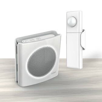 Extel diBi moov white draadloze&nbsp;bewegingsmelder 081746 voorkant bewegingsmelder