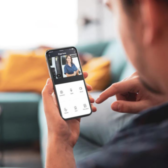 Alecto SMART-RING20 slimme wifi deurbel met camera zwart app