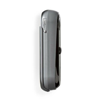 Nedis SmartLife WIFICDP20GY videodeurbel zwart zijkant