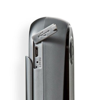 Nedis SmartLife WIFICDP20GY videodeurbel zwart micro-usb aansluiting