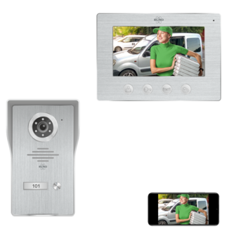 Elro DV477IP bedrade intercom deurbel met scherm en app