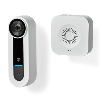 Nedis WIFICDP40CWT SmartLife Wi-Fi videodeurbel + app wit