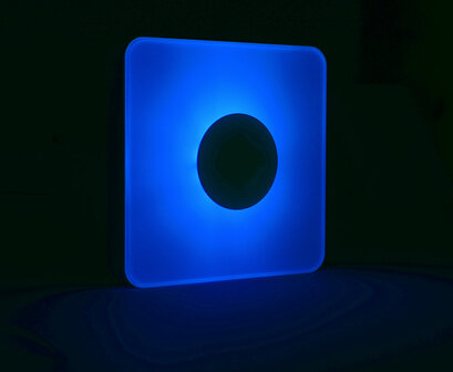 M-E BELL-240 RX draadloze deurbelontvanger blauw LED-licht