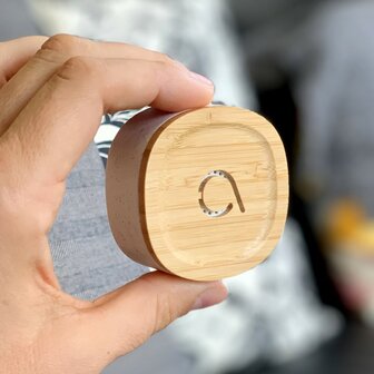 Avidsen 102502 draadloze en kinetische deurbel bamboe met usb-ontvanger