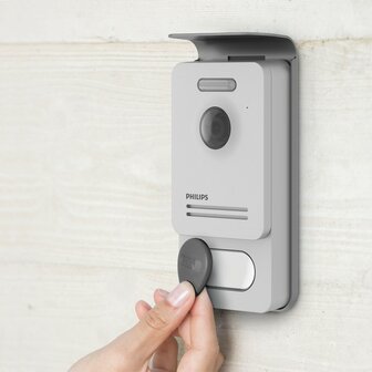 Philips WelcomeEye Connect Pro Wi-Fi intercom met camera + scherm RFID-badge