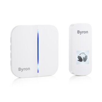 Byron DBY-23441 touchfree deurbelset zwaaisensor voorkant bewegingsdetectie