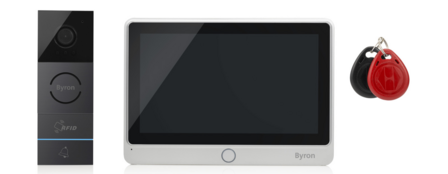 Byron DIC-24112 Bedrade video deurbel voorkant