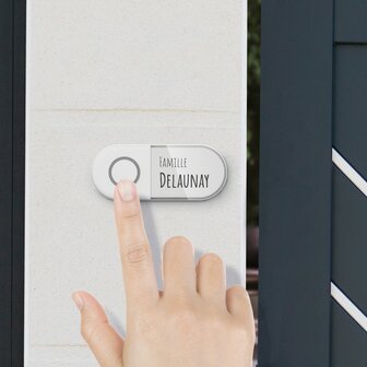 Avidsen Sona-T Plug-In draadloze deurbel met flitslicht op netstroom belknop