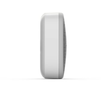 Thomson 513134 draadloze deurbel met kinetische knop en batterij ontvanger zijaanzicht