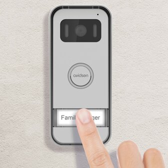 Avidsen Elia Smart 112292 slimme bedrade intercom met camera + app verlicht naamplaatje