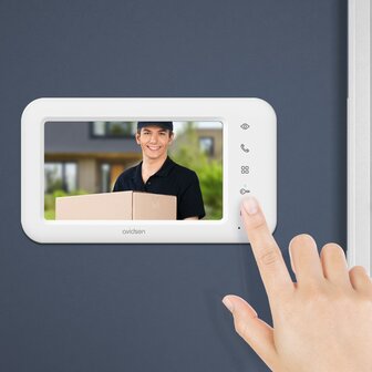 Avidsen Elia Smart 112292 slimme bedrade intercom met camera + app binnenscherm