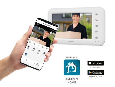 Avidsen Elia Smart 112292 slimme bedrade intercom met camera gratis app