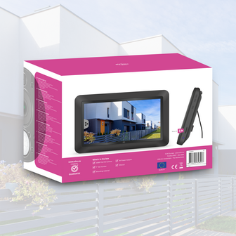 Elro CZ40RIPS draadloze Full HD beveiligingscamera met scherm en app