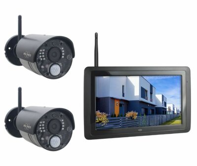 Elro CZ40RIPS2 draadloze Full HD 2 beveiligingscamera met scherm en app